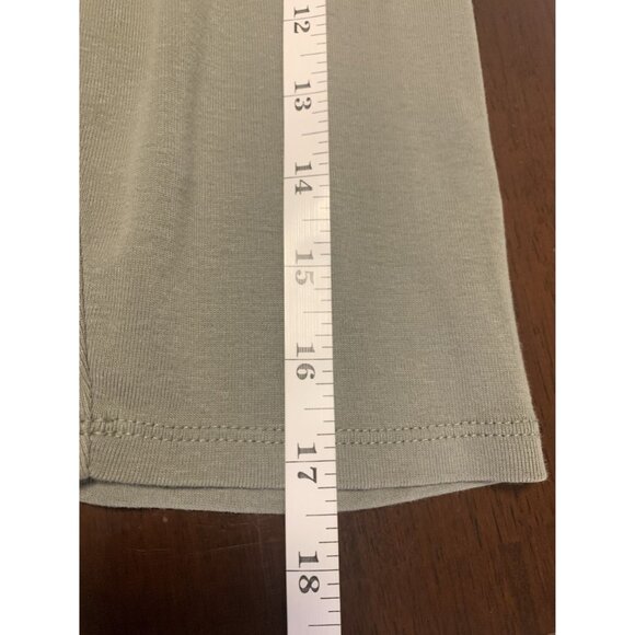 Chicos 3 The Ultimate Tee 100% Cotton Casual Green Coastal Grandma - Picture 5 of 8